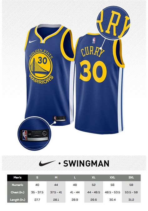 nba jersey size conversion